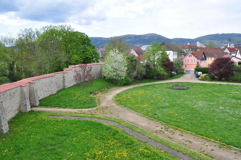 Hotel Am Hohen Schwarm Saalfeld Saale Екстериор снимка